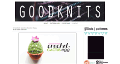 Desktop Screenshot of goodknits.com